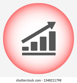 growth vector icon 10 eps