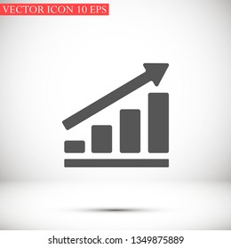 Growth Vector Icon 10 Eps