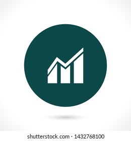 growth vector icon 10 eps , Lorem ipsum Flat design