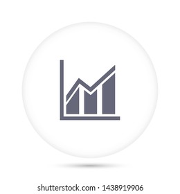 growth vector icon 10 eps , Lorem ipsum Flat design