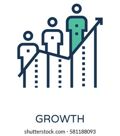 Growth Vector Icon 