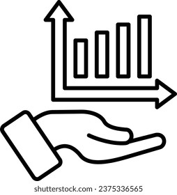 Growth vector icon. Can be used for printing, mobile and web applications.