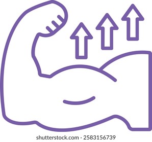Growth vector icon. Can be used for printing, mobile and web applications.