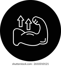 Growth vector icon. Can be used for printing, mobile and web applications.