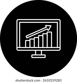 Growth vector icon. Can be used for printing, mobile and web applications.