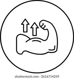 Growth vector icon. Can be used for printing, mobile and web applications.