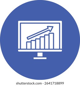Growth vector icon. Can be used for printing, mobile and web applications.