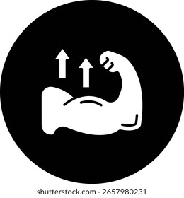 Icono de Vector de crecimiento. Se puede utilizar para aplicaciones de impresión, móviles y de Web.