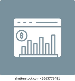 Ícone do vetor de crescimento. Pode ser usado para impressão, aplicativos móveis e da Web.