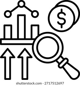 Icono de Vector de crecimiento. Se puede utilizar para aplicaciones de impresión, móviles y de Web.