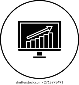 Icono de Vector de crecimiento. Se puede utilizar para aplicaciones de impresión, móviles y de Web.