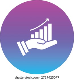 Icono de Vector de crecimiento. Se puede utilizar para aplicaciones de impresión, móviles y de Web.