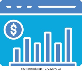 Icono de Vector de crecimiento. Se puede utilizar para aplicaciones de impresión, móviles y de Web.