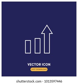 Growth Vector Icon Illustration
