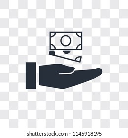 Growth vector icon isolated on transparent background, Growth logo concept