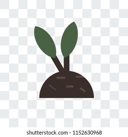 Growth vector icon isolated on transparent background, Growth logo concept