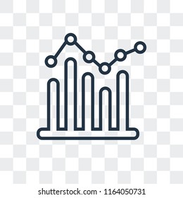 Growth vector icon isolated on transparent background, Growth logo concept