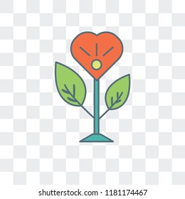 Growth vector icon isolated on transparent background, Growth logo concept