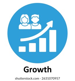 Growth Vector icon which can easily modify or edit 

