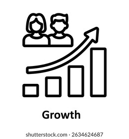 Growth Vector icon which can easily modify or edit 

