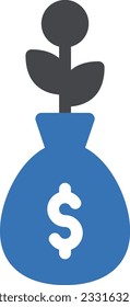 ilustración del vector de crecimiento en un fondo transparente. Símbolos de calidad premium. Icono vector glifos para concepto y diseño gráfico.