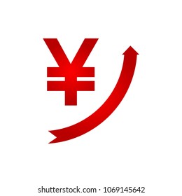 Growth yen icon