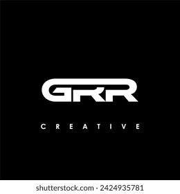 GRR Letter Initial Logo Design Template Vector Illustration