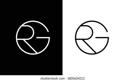 GR,RG ,G ,R  Abstract Letters Logo Monogram