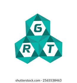 GRT creative minimalist letter logo. GRT unique vector initials alphabet letter logo design
