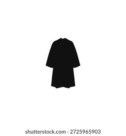 Vestido de ereção silhueta vetor plano design ilustração.