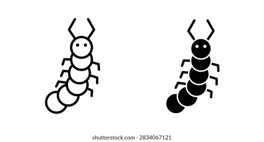 Grub icon flat elements group