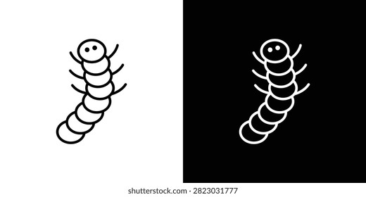 Grub icon flat pictogram pack. EPS10.