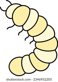 Grub Larva maggot insekt Bug Outline