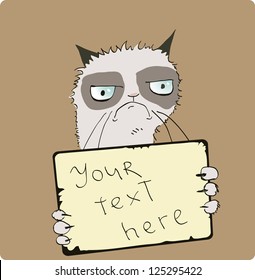 Grumpy Cat Cartoon