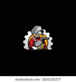 Grumpy Duck Welder with Attitude