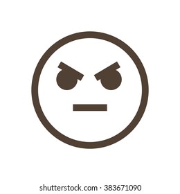 Grumpy emoticon