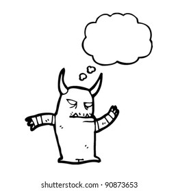 grumpy little devil cartoon