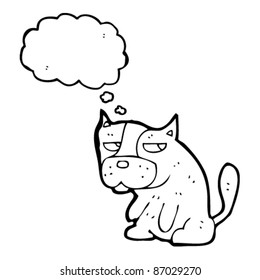 grumpy little dog