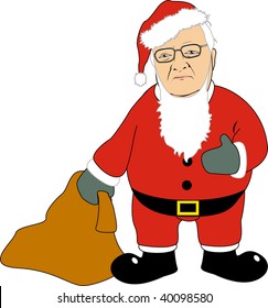Grumpy Old Fake Santa