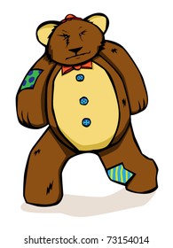 A grumpy Teddy Bear by the name of Patches