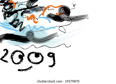 grunge 2009 background