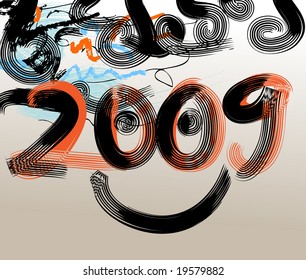 grunge 2009 background