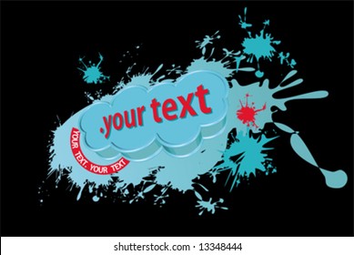 Grunge 3D Text Banner