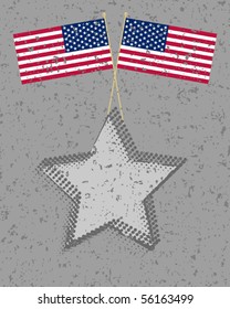 Grunge 4th of July Design