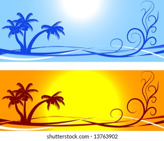 Grunge abstract backdrops. Vector illustration.