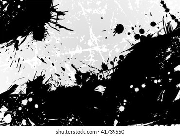 Grunge Abstract Background with Blot, element for design, vector illustration