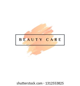 Grunge abstract background brush paint texture design acrylic stroke poster illustration vector over frame for headline, logo and banner.