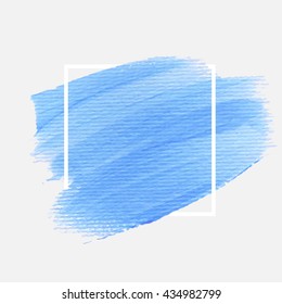 Grunge abstract background brush paint texture design acrylic stroke poster illustration vector over square frame. Rough paper hand painted vector. Perfect design for headline, logo and sale banner. 