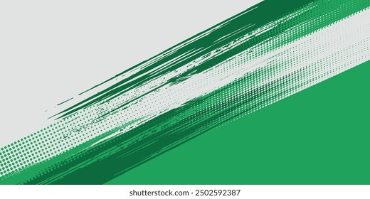grunge abstract background with halftone and paint brush effect texture. Vector illustrator