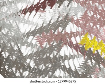 Grunge abstract background on white backdrop. Two colors. Monochrome. Rectangular horizontal rough design. Vector.
